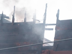 two-alarm fire in the Sandy Hill