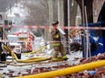 two-alarm fire in the Sandy Hill