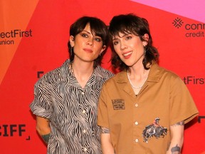 File photo: Tegan and Sara to walk the red carpet ahead of the screening of HIGH SCHOOL in Calgary on Thursday, September 29, 2022. Darren Makowichuk/Postmedia