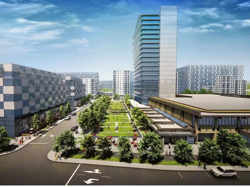 Here's what Trudel's Fleur de Lys project in Quebec City is proposed to look like once it is all built. 