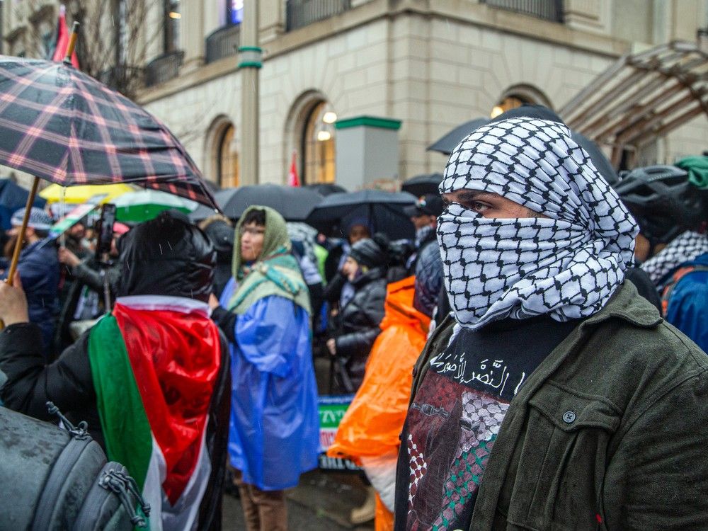 Palestinian protest Ottawa