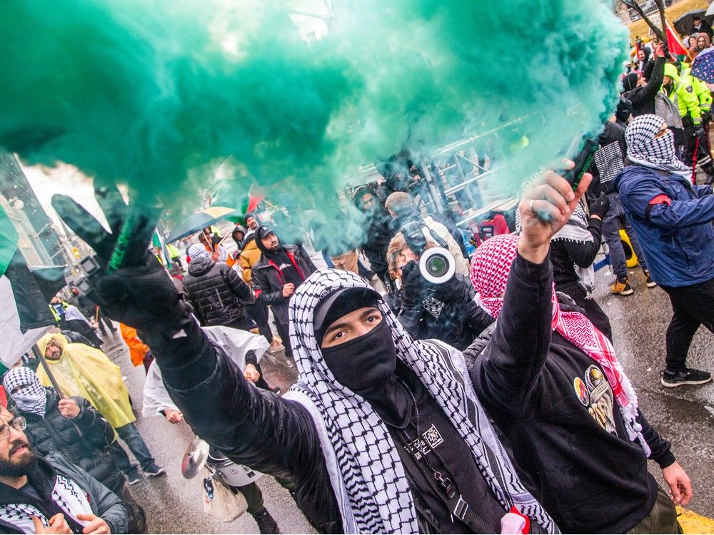 Palestinian protest Ottawa