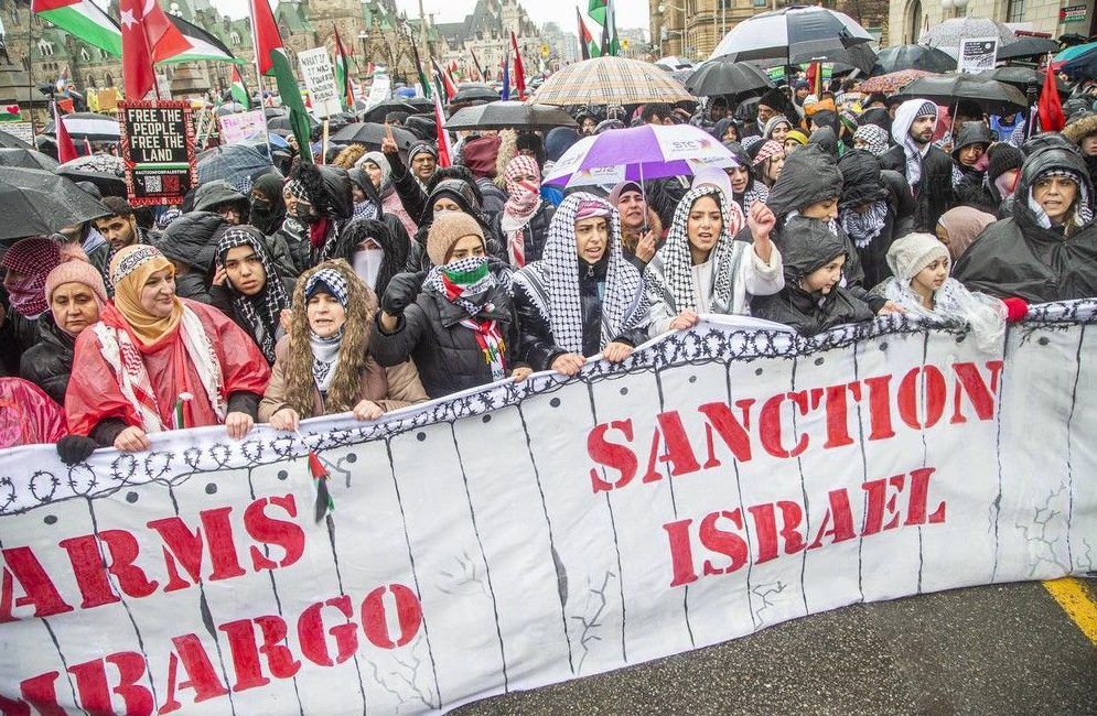 Palestinian protest Ottawa