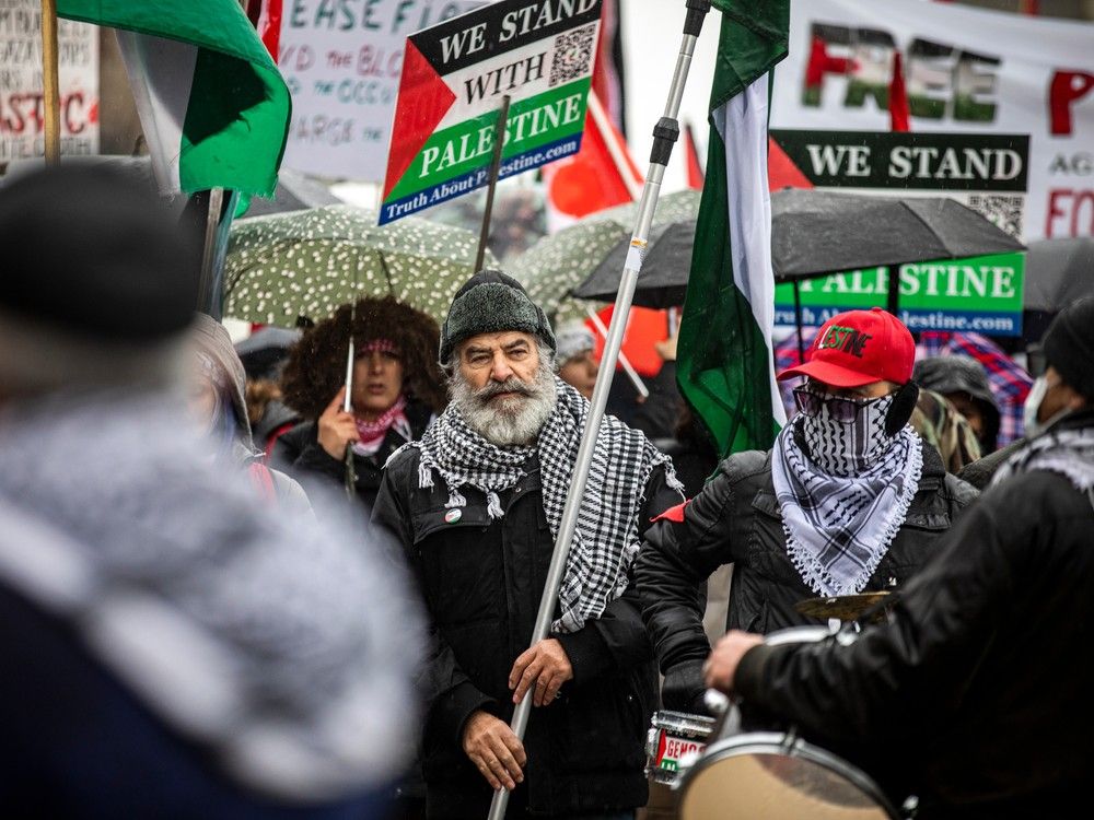 Palestinian protest Ottawa