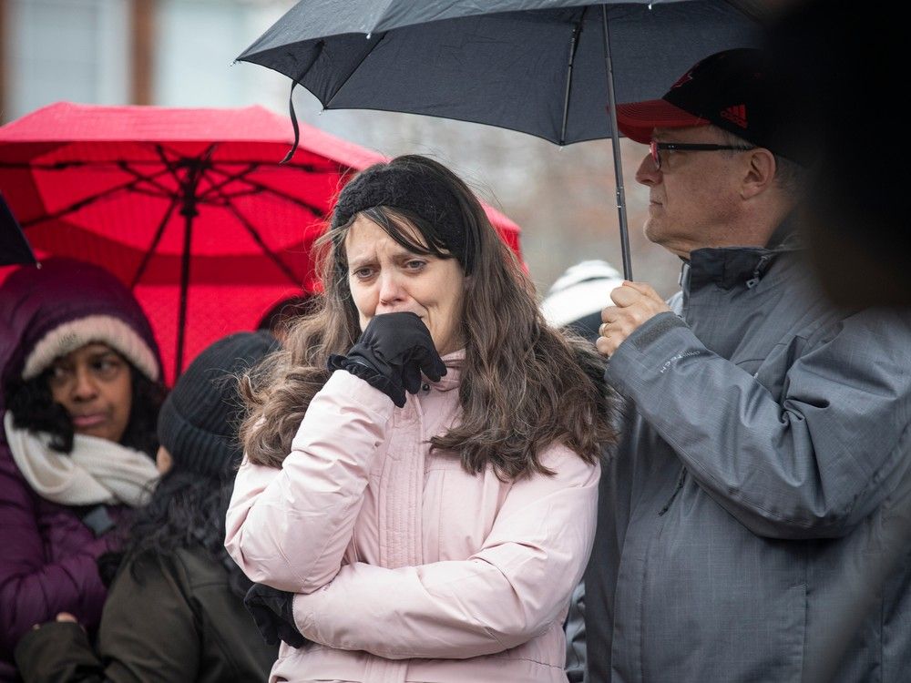 Vigil in honour fo the victims of the Barrhaven mass killing