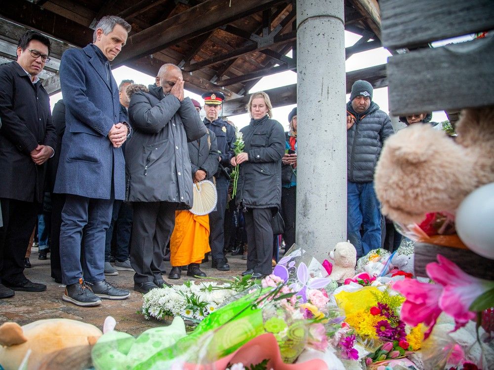Vigil in honour fo the victims of the Barrhaven mass killing