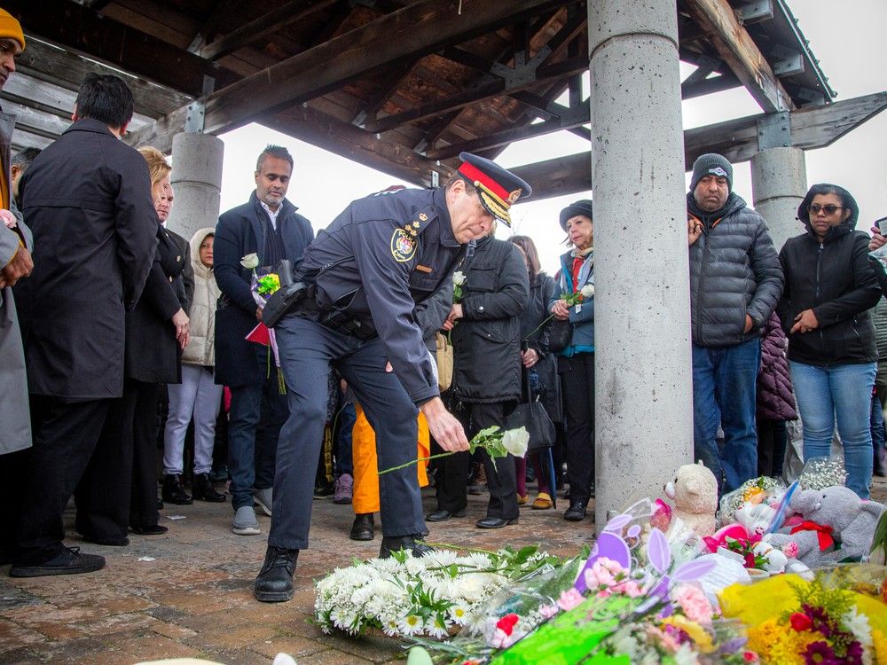 Vigil in honour fo the victims of the Barrhaven mass killing