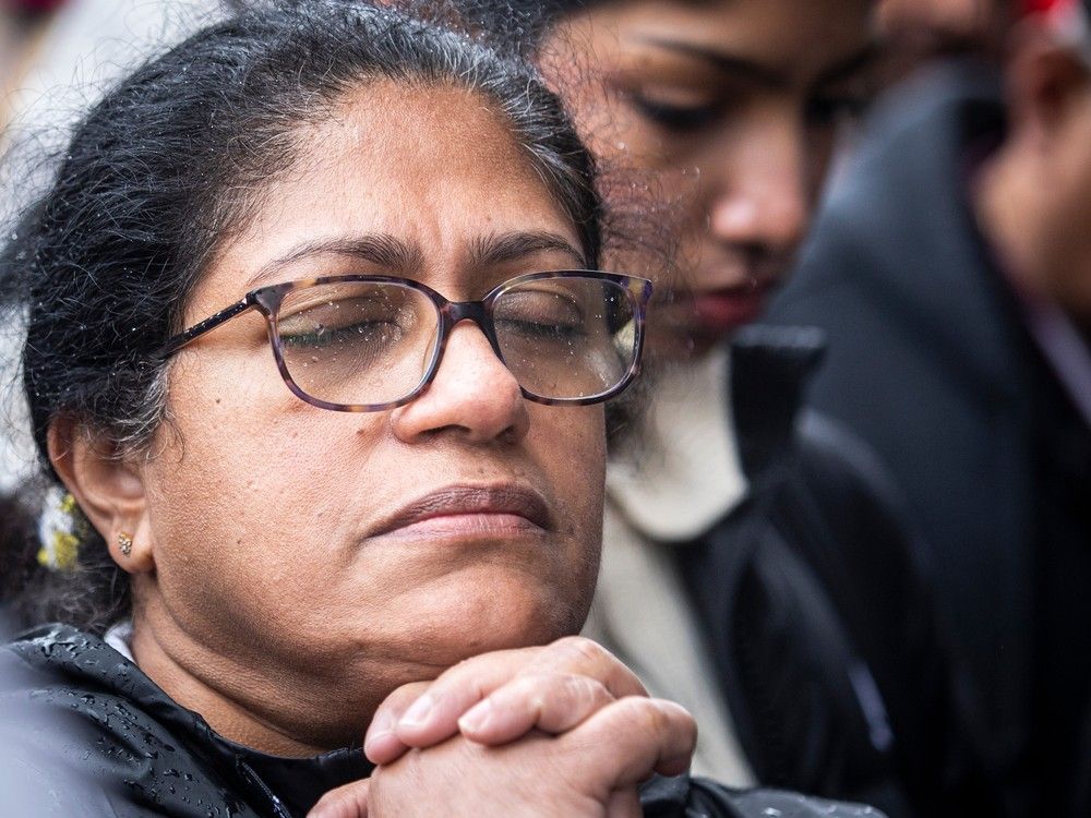 Vigil in honour fo the victims of the Barrhaven mass killing