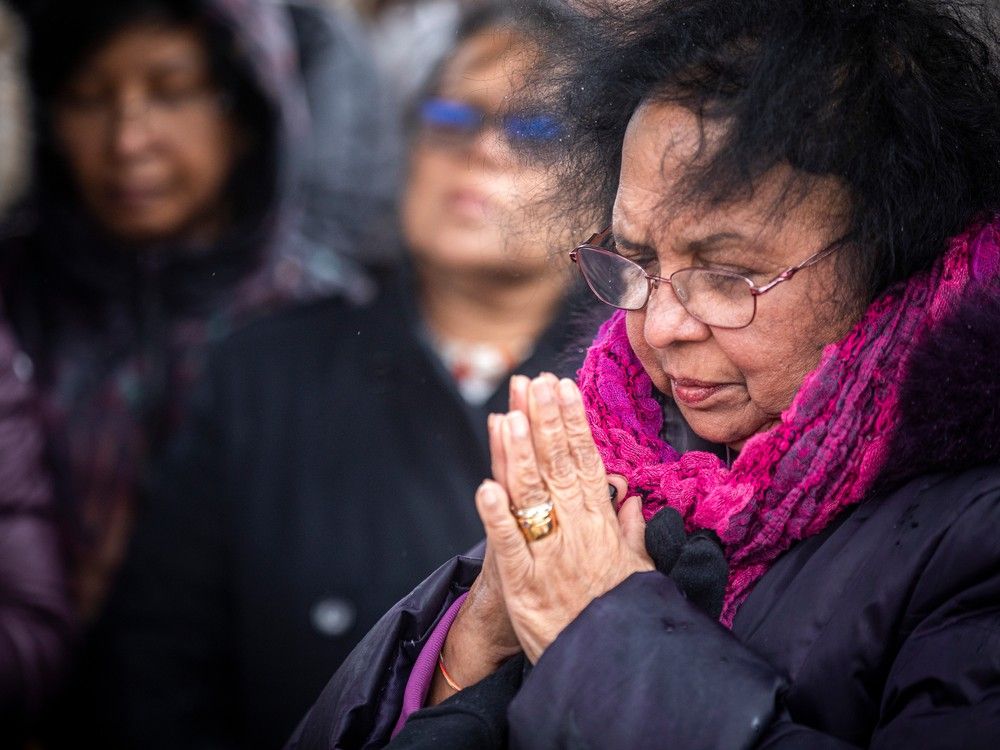 Vigil in honour fo the victims of the Barrhaven mass killing