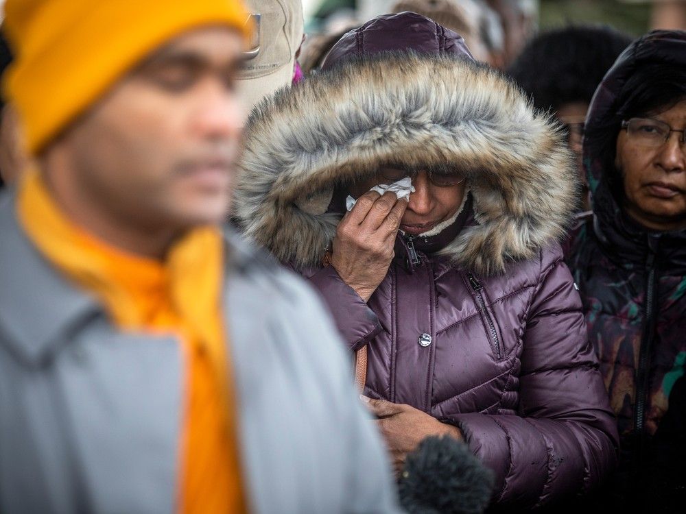 Vigil in honour fo the victims of the Barrhaven mass killing