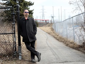 Dave Williams on unlighted LRT path