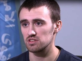 Jack Letts, seen in an image from a prison interview