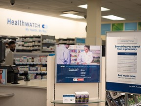 Inside view of Ontario pharmacy