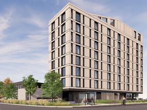 MHI, the Anglican Diocese of Ottawa and Julian of Norwich Anglican Church are proposing to build a 75-unit affordable housing community called The Anchor at the corner of Merivale Road and Rossland Avenue.