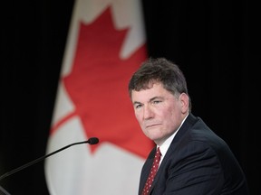 Minister of Public Safety, Democratic Institutions and Intergovernmental Affairs Dominic LeBlanc scans the room as he appears as a witness at the Public Inquiry Into Foreign Interference in Federal Election Processes and Democratic Institutions, Friday, February 2, 2024 in Ottawa. Members of diaspora communities are expected to testify today as a federal inquiry begins two weeks of hearings into foreign meddling allegations and how the government responded to them. &ampnbsp;THE CANADIAN PRESS/Adrian Wyld