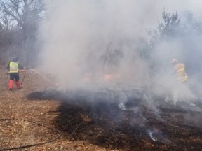 File photo: Ottawa Fire Services, which issued an open-air burn ban on the weekend, has responded to eight grass fires in the past 10 days.