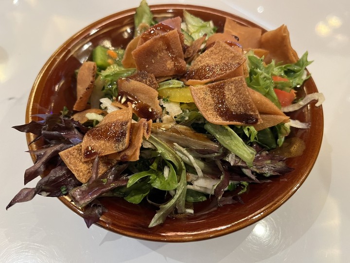  The fattoush salad from the Ramadan menu at Royal Rooster Shawarma on Riverside Drive.