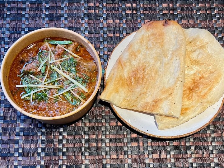  Karahi lamb with naan from Khokha Eatery in Barrhaven. For Peter Hum’s Ramadan-themed review