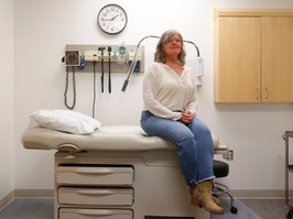 Julia Huckle at the Centretown Community Health Centre in Ottawa Friday.