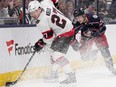 Senators coach Jacques Martin was impressed with the play of his fourth line, including left wing Parker Kelly (27), in Thursday's game against the Columbus Blue Jackets.