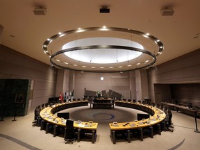 Council chambers at Ottawa City Hall