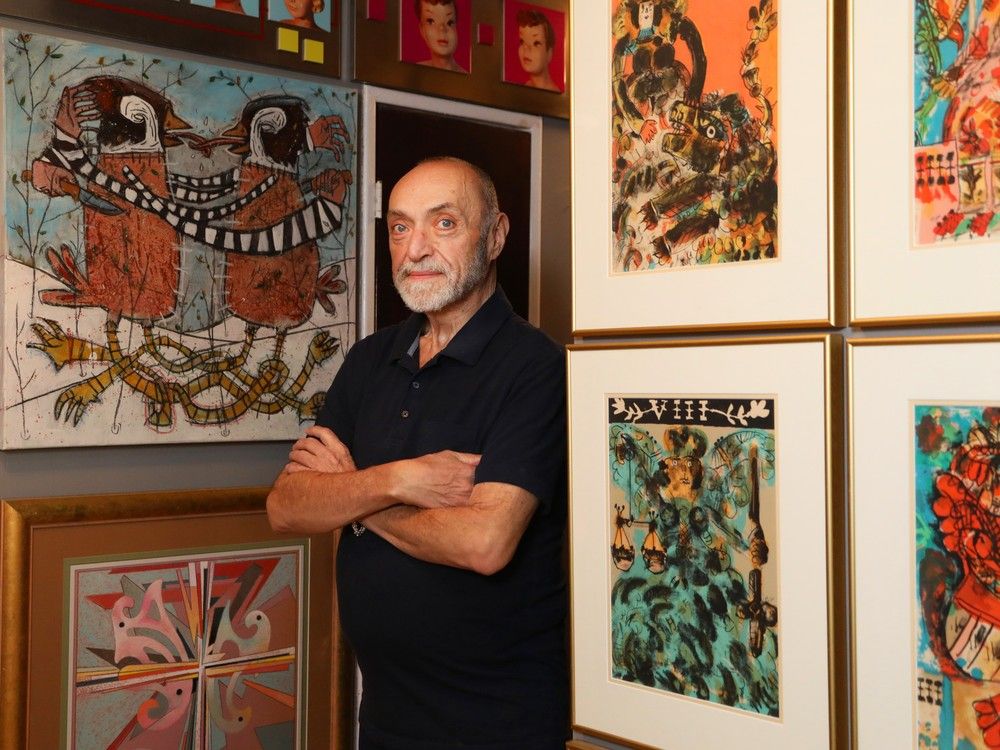 Over nearly five decades, Bill Staubi's collection by mostly Ottawa artists has grown to more than 1,200 pieces. Most are finding new homes.
