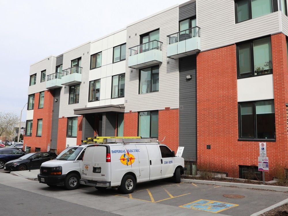 Writer Charles Akben-Marchand says that visitor parking, such as seen here at the recent OCH Mosa&iuml;q development on Rochester St., is important for services that cater to car-free residents, and should continue to be required when the City overhauls its zoning by-law, even if resident parking will no longer be required.