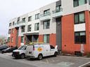Writer Charles Akben-Marchand says that visitor parking, such as seen here at the recent OCH Mosaïq development on Rochester St., is important for services that cater to car-free residents, and should continue to be required when the City overhauls its zoning by-law, even if resident parking will no longer be required.