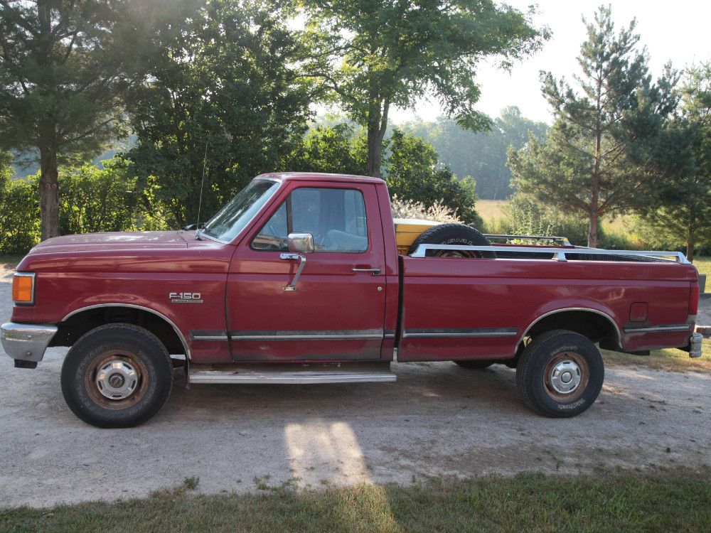 Maxwell maintains that his 1990 Ford pickup truck is rust-free after decades of winter driving on salty roads because of annual rustproofing spray.