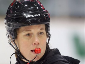 Carla MacLeod is the head coach of Ottawa’s PWHL hockey team.