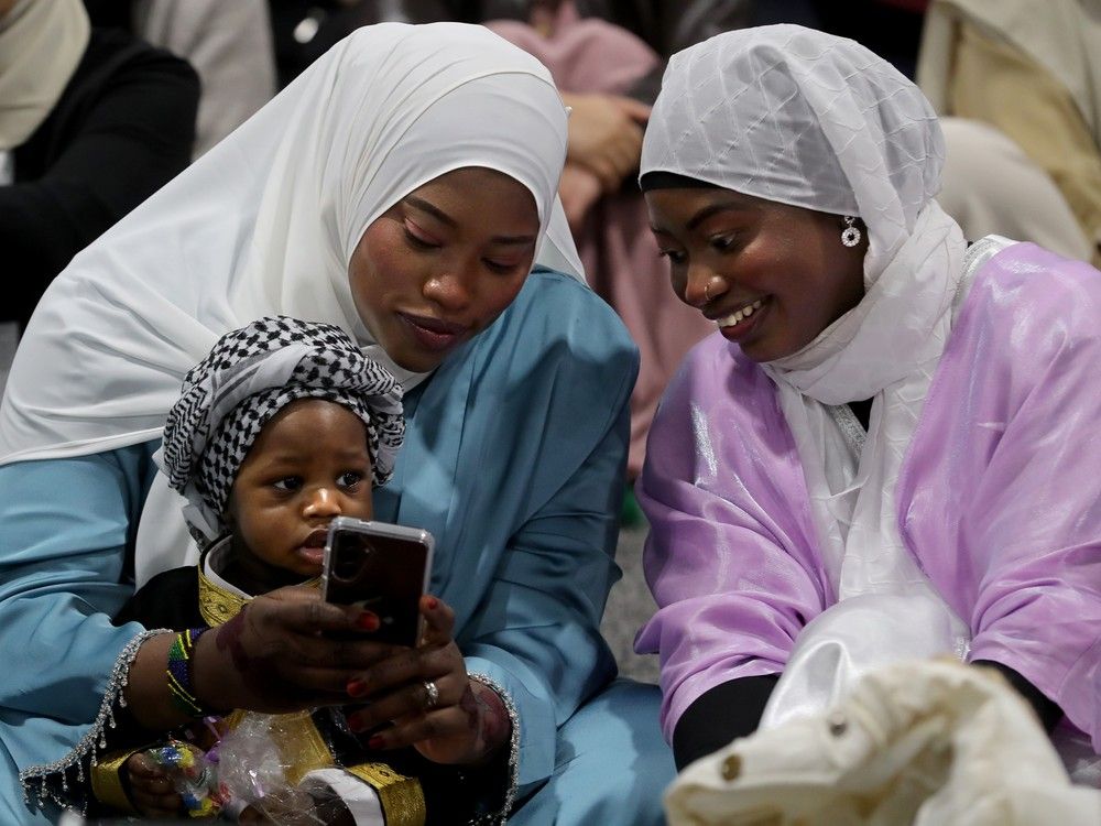 Organizers were expecting more than 15,000 at the EY Centre Wednesday for the first day of Eid al-Fitr &ndash; the Islamic festival marking the end of the month of Ramadan, where Muslims strengthen their commitment to God through fasting.Photo by JULIE OLIVER/Postmedia