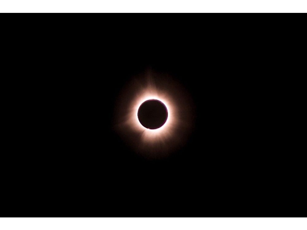  The April 8, 2024, solar eclipse taken by Ksenia Efremova from Cornwall.