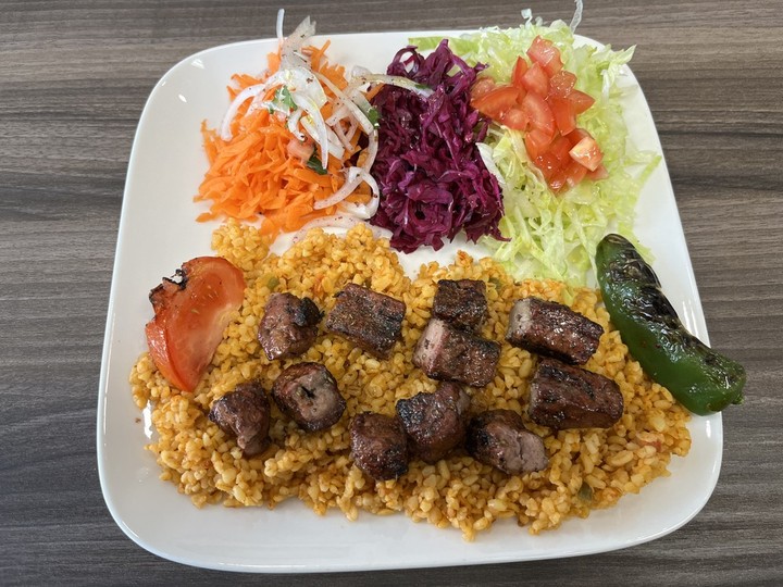  Veal liver kebab at Turkish Anatolia restaurant on Innes Road