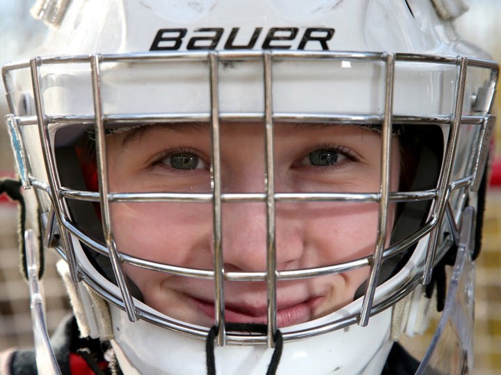  Thirteen-year-old Nellie Green even spent $250 of her own money recently to bid on a Team Canada goalie stick signed by Maschmeyer, which now hangs in her bedroom.