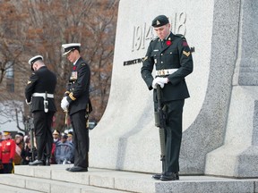 Sentries on guard at the Cenotaph