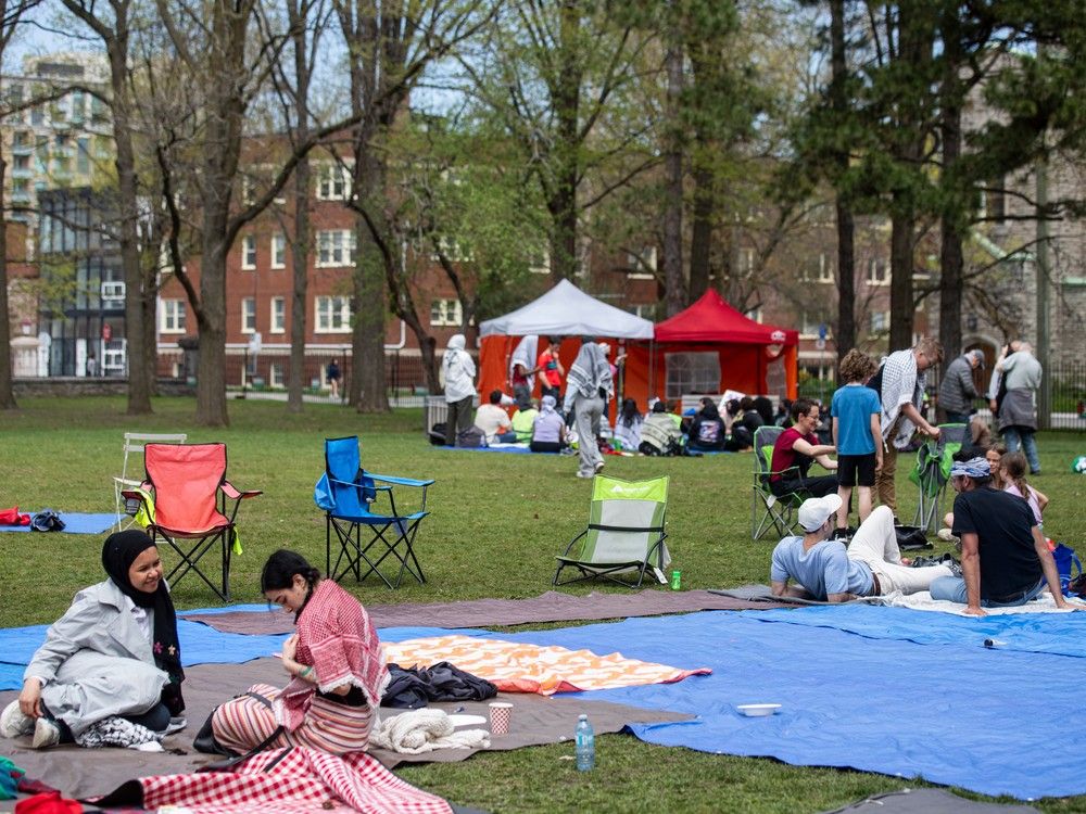 Protest at U of Ottawa
