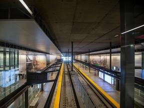 The St. Laurent LRT station