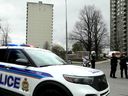 Police were at the scene on Thursday following a fire early that day at 1244 Donald St.
