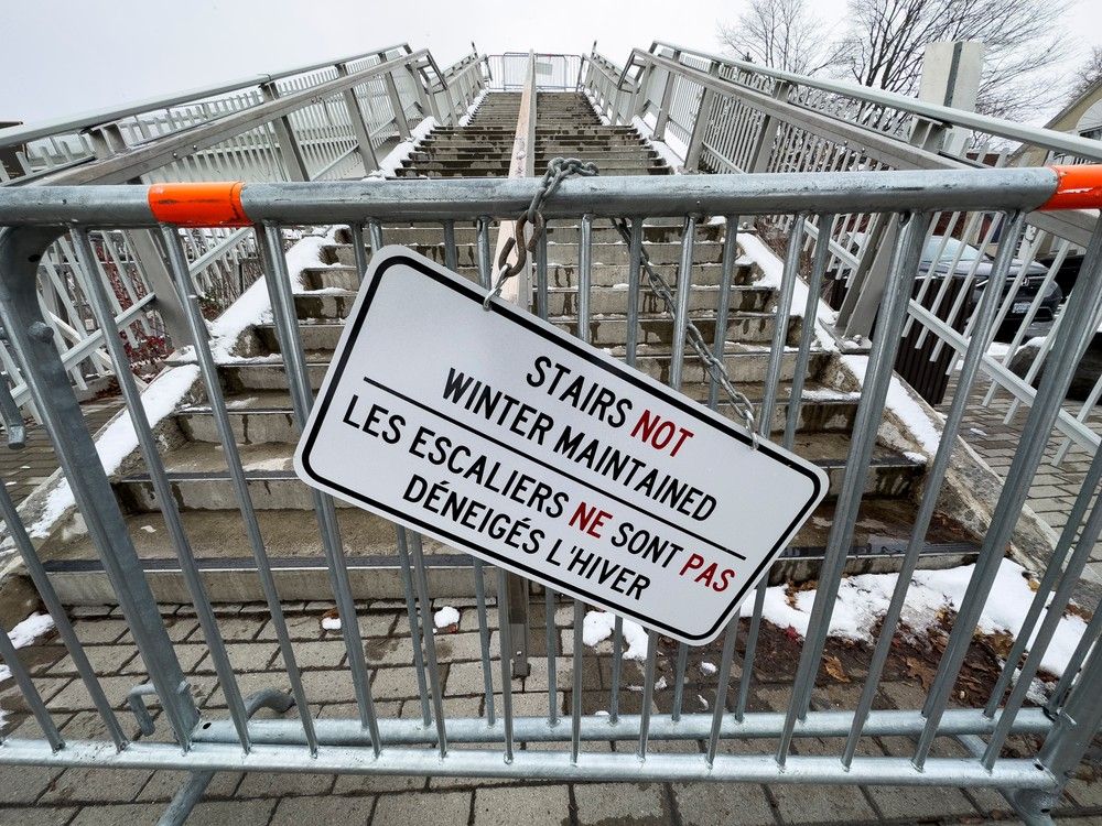 A pilot project to remove snow from the stairs of the Flora and Corktown footbridges was a hit with citizens. The city wants to study it some more.