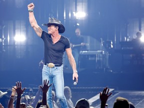 Tim McGraw entertained 12,000 fans at the Canadian Tire Center