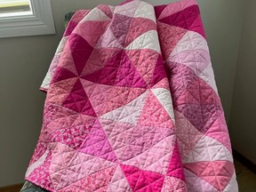 Time-honoured textiles like this comfort quilt offer a handmade touch to a favourite space.