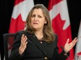 Finance Minister Chrystia Freeland: 'A triple A credit rating means Canada's economy is strong and resilient.'