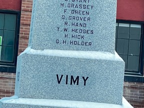 Minnedosa War Memorial George Henry Holder