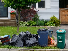 Every household in the city will be allowed to put out three bags (or containers) as part of the biweekly pickup, down from the current maximum of six containers.