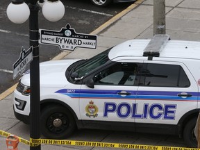 Police car in the ByWard Market