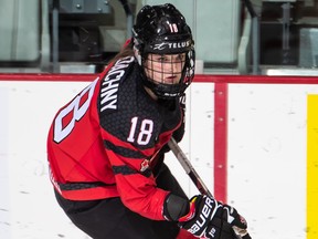 Edmonton's Danielle Serdachny has been part of the Canadian U-18 national team.
