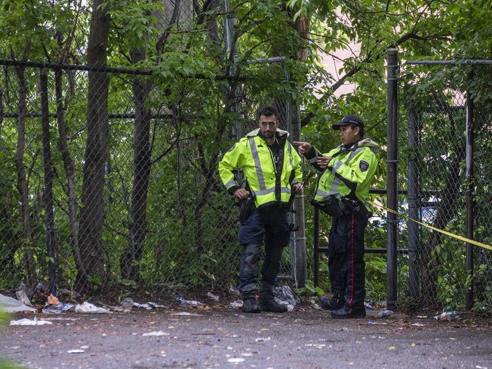 Ottawa police homicide investigators were at the scene Saturday where a 19-year-old man was shot and killed Friday night.
Ashley Fraser/Postmedia