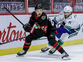 The Ottawa Senators have a decision to make on defenceman Erik Brannstrom.