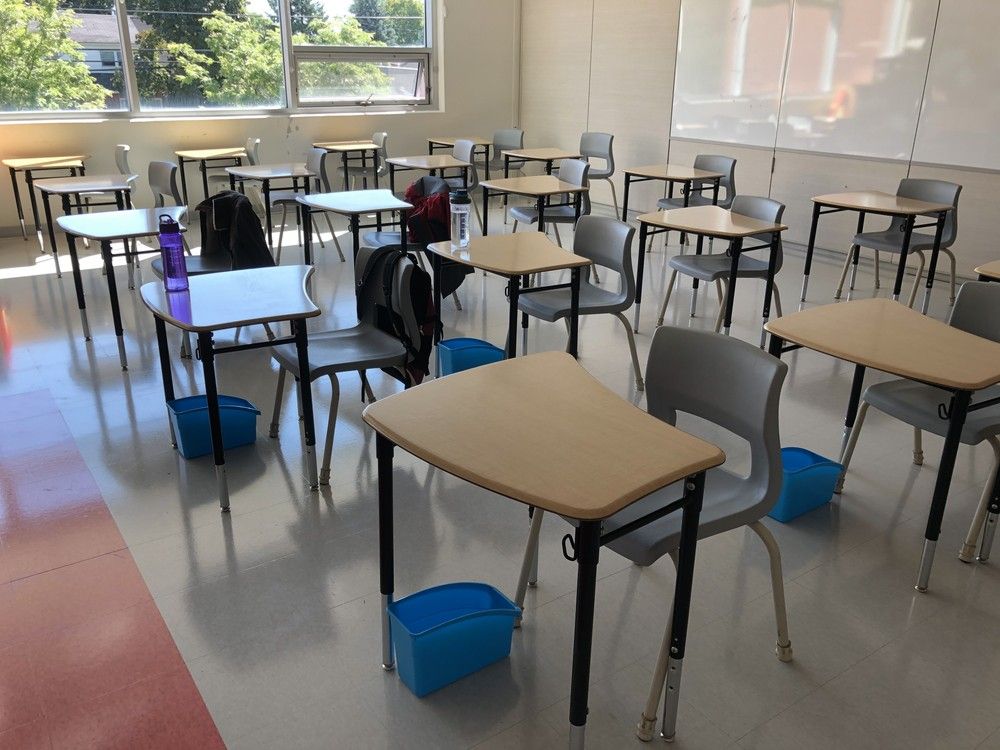 empty classroom