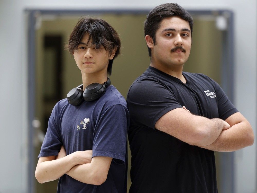 Two Merivale High School students built an AI-powered app that plots safe travel routes